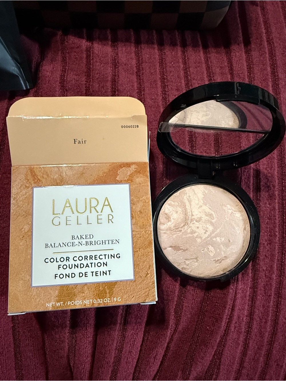 Laura Geller Color Correcting Foundation, Marbleized Blush and Angled Kabuki - Picture 2 of 4